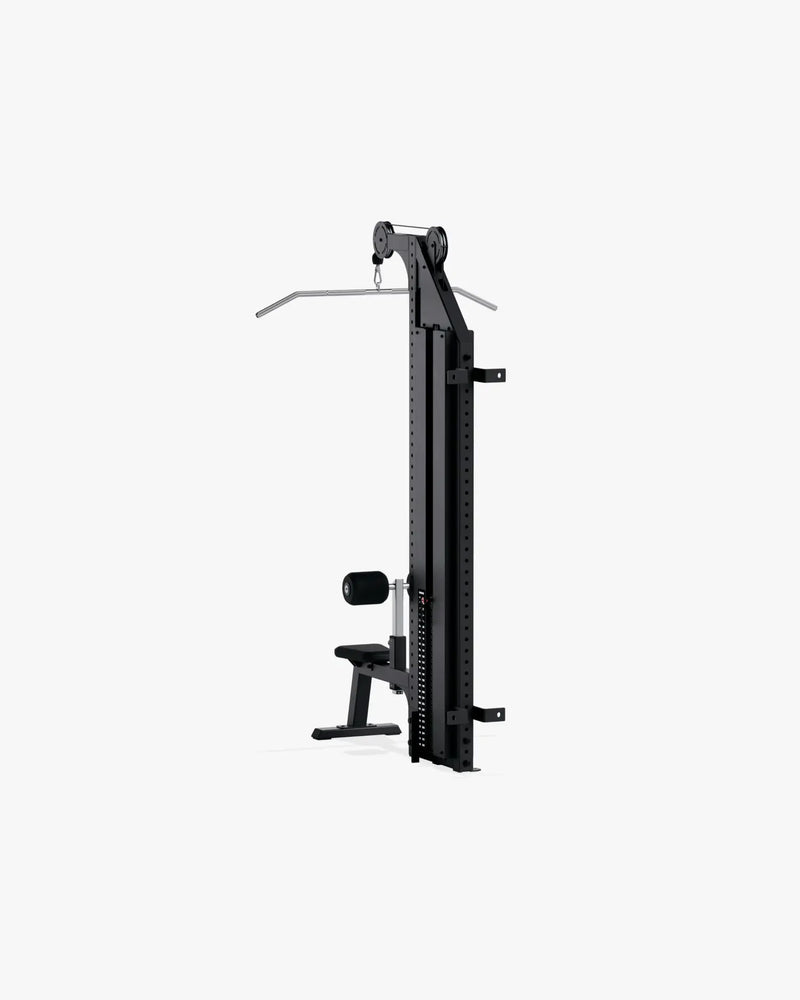 ELEIKO ラットプルダウン 壁面設置型 120kg ブラックの背面斜視
