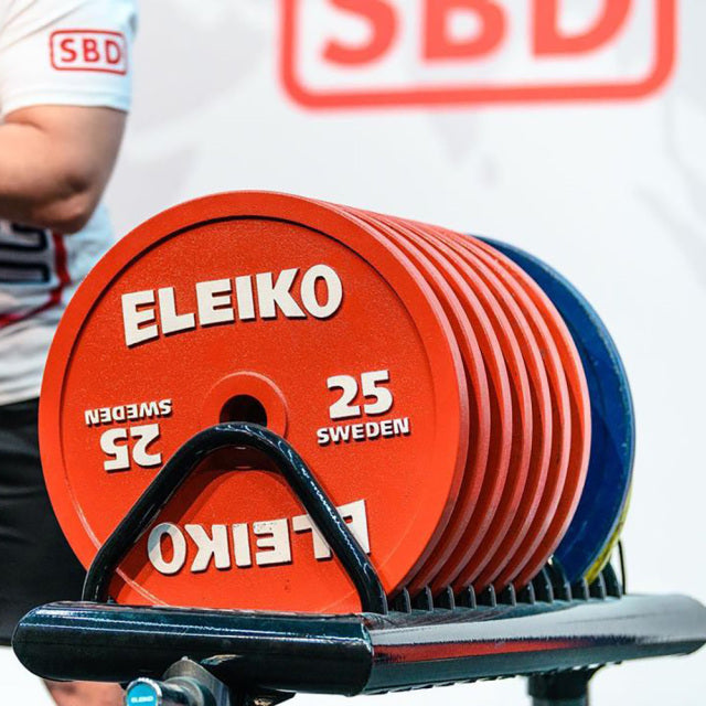（お取り寄せ商品）ELEIKO パワーリフティングプレートラック [納期4-8ヶ月]