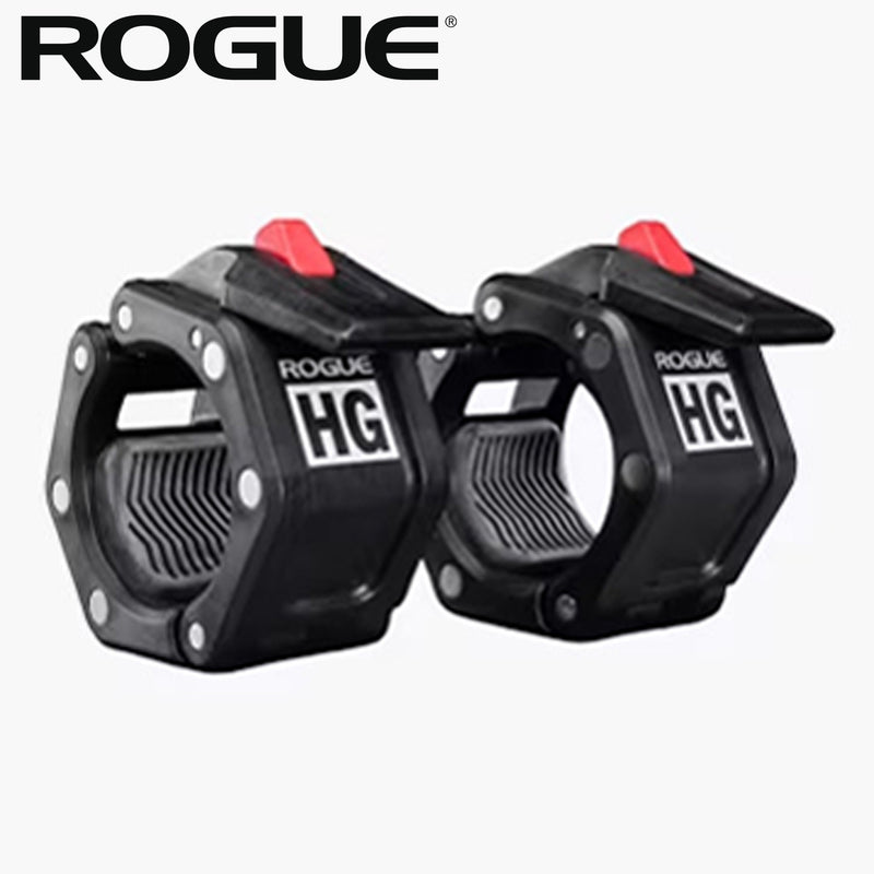 ROGUE HG3.0 カラー マグネティック ブラックを正面から捉えた製品全体ビュー。赤いロックタブとHGロゴ、マグネット内蔵の六角形ボディ構造が分かる角度