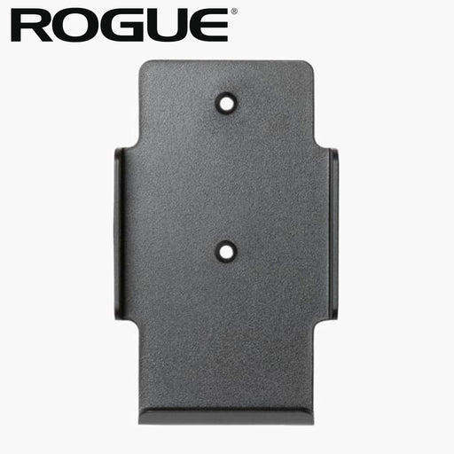 ROGUE エコーバイク スマートフォンホルダー ブラックカラーを正面から捉えた単体ビュー。スマートフォンを固定するスチール製ホルダーの形状や取付穴、保持部分の構造が確認できる構成