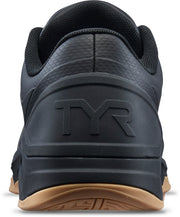 TYR ウィメンズCXT-3 トレーナー ブラックガム 内側サイドアングル、ヒール補強構造とミッドソール厚みが確認できるトレーニング用途向け視点