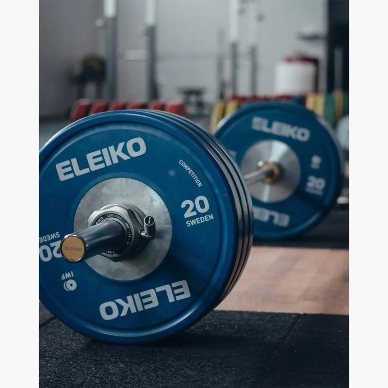 （お取り寄せ商品）ELEIKO 新型ウェイトリフティングコンペティションバー IWF公認品 15kg