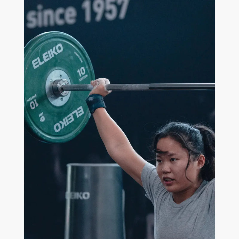 （お取り寄せ商品）ELEIKO 新型ウェイトリフティング トレーニングバー IWF公認品 15kg