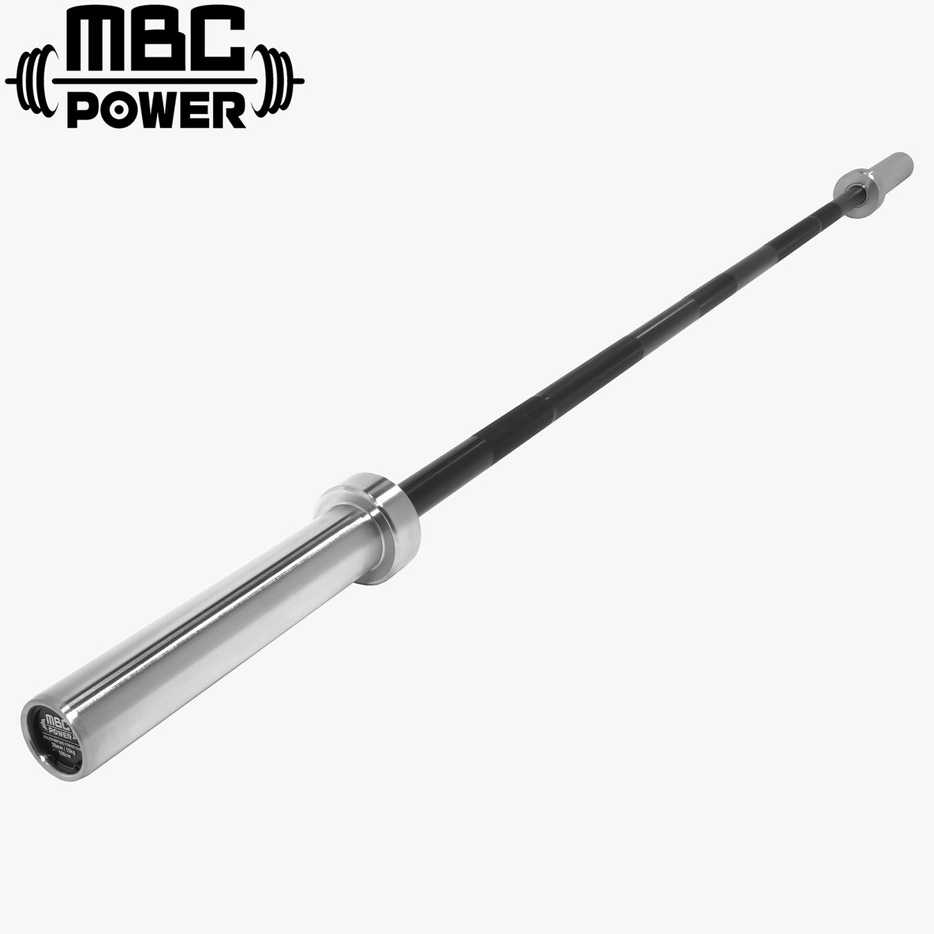 MBC ショートスリーブ パワーバー ブラック 全体を斜め上から捉えた俯瞰構図。190cmのショート設計とスリーブ長のバランスが分かる全景